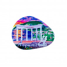 KS-030 Магнит Алушта, 5,5х4,4 см камень, розовая серия 12/... KS-030 Магнит Алушта, 5,5х4,4 см камень, розовая серия 12/...