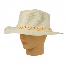 HATW-202410 Шляпа женская, кремовый HATW-202410 Шляпа женская, кремовый
